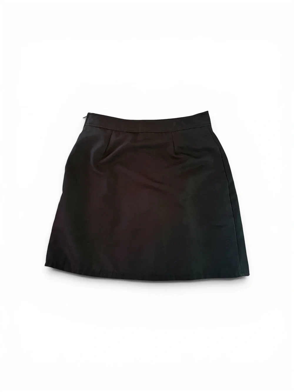 French Toast Black Pleated Skort with Buckle Straps